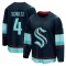 Navy Youth Justin Schultz Breakaway Seattle Kraken Home Jersey