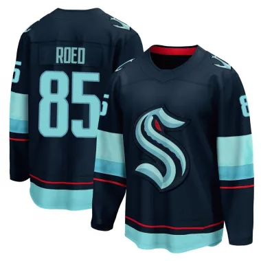 Navy Youth Lleyton Roed Breakaway Seattle Kraken Home Jersey