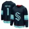 Navy Youth Michael Matyas Breakaway Seattle Kraken Home Jersey