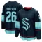 Navy Youth Ryan Winterton Breakaway Seattle Kraken Home Jersey