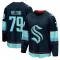 Navy Youth Ty Nelson Breakaway Seattle Kraken Home Jersey