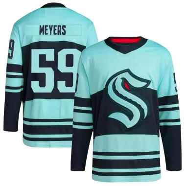 Teal Men's Ben Meyers Authentic Seattle Kraken Reverse Retro 2.0 Jersey