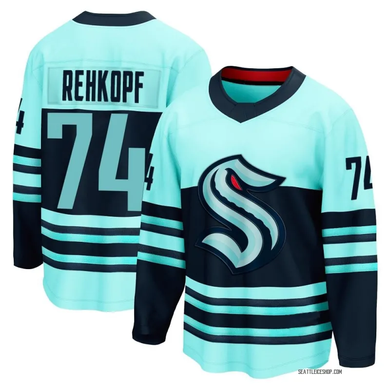 Teal Men's Carson Rehkopf Breakaway Seattle Kraken Special Edition 2.0 Jersey