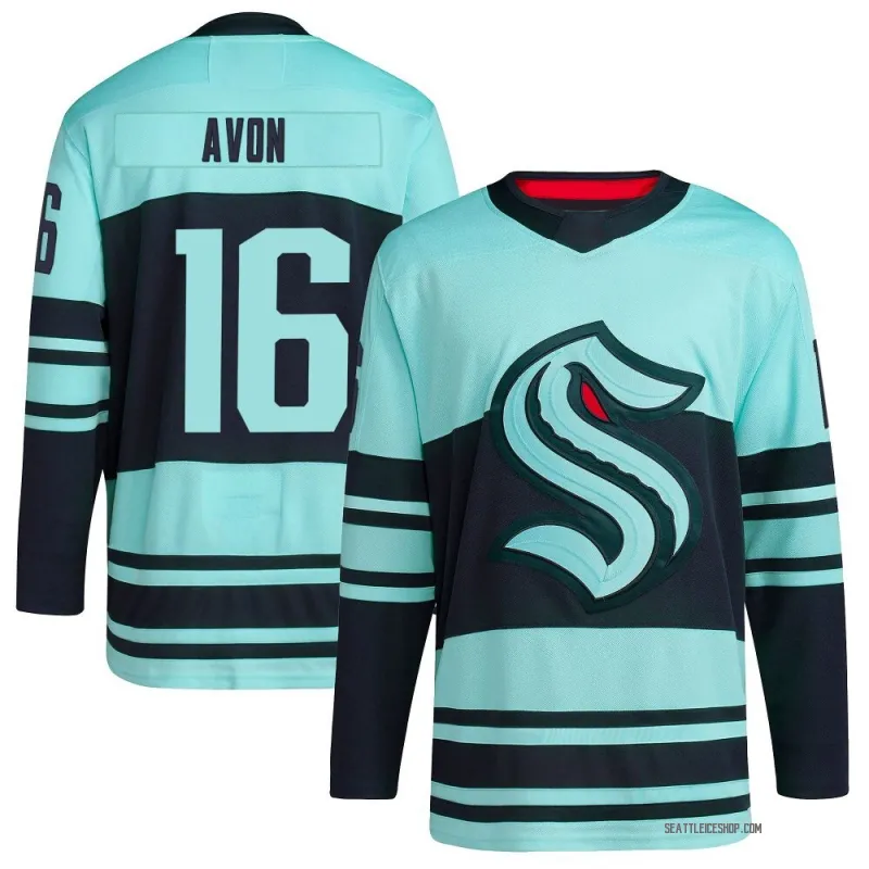 Teal Men's Jon-Randall Avon Authentic Seattle Kraken Reverse Retro 2.0 Jersey