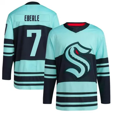 Teal Men's Jordan Eberle Authentic Seattle Kraken Reverse Retro 2.0 Jersey
