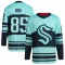 Teal Men's Lleyton Roed Authentic Seattle Kraken Reverse Retro 2.0 Jersey