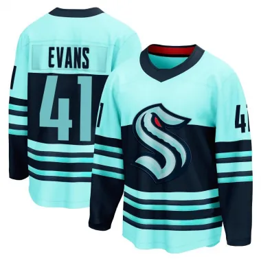 Teal Men's Ryker Evans Breakaway Seattle Kraken Special Edition 2.0 Jersey