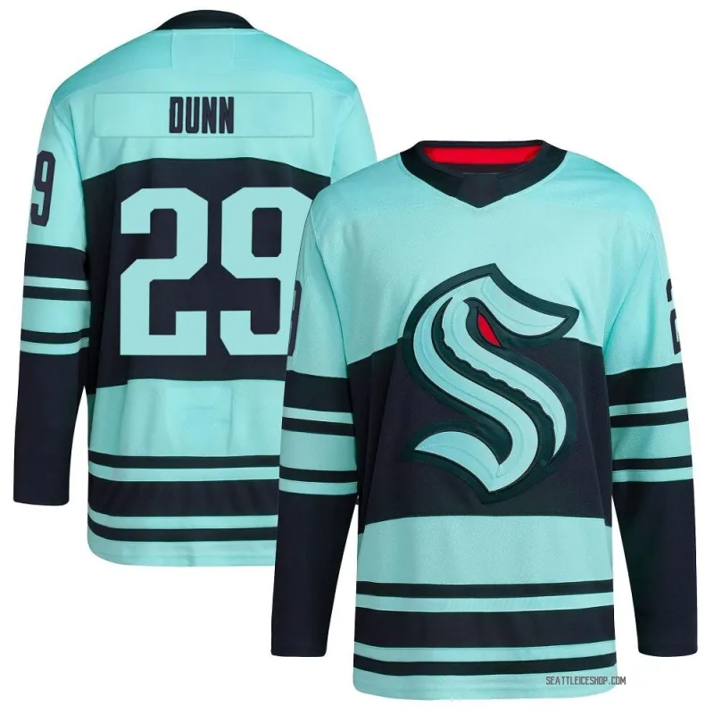 Teal Men's Vince Dunn Authentic Seattle Kraken Reverse Retro 2.0 Jersey