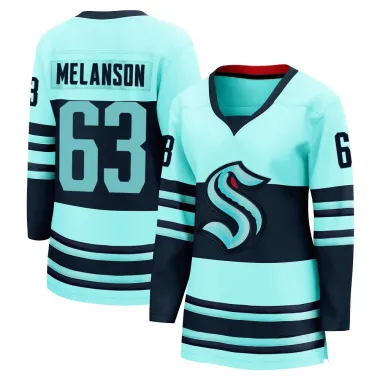Teal Women's Jacob Melanson Breakaway Seattle Kraken Special Edition 2.0 Jersey