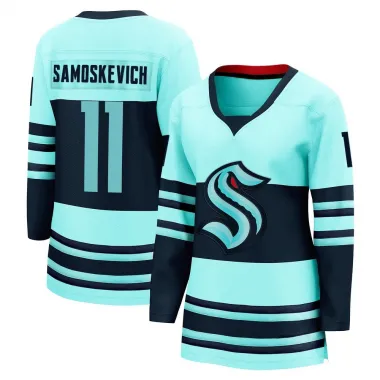 Teal Women's Mackie Samoskevich Breakaway Seattle Kraken Special Edition 2.0 Jersey