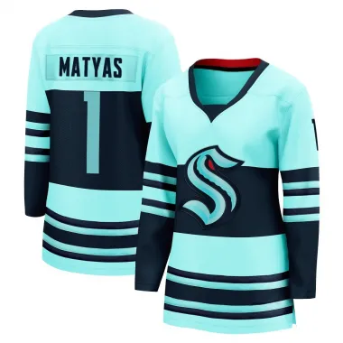 Teal Women's Michael Matyas Breakaway Seattle Kraken Special Edition 2.0 Jersey