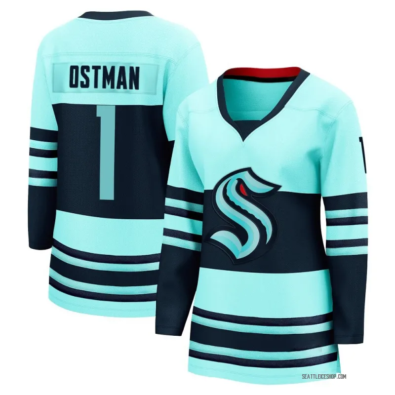 Teal Women's Victor Ostman Breakaway Seattle Kraken Special Edition 2.0 Jersey