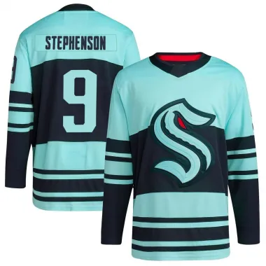 Teal Youth Chandler Stephenson Authentic Seattle Kraken Reverse Retro 2.0 Jersey