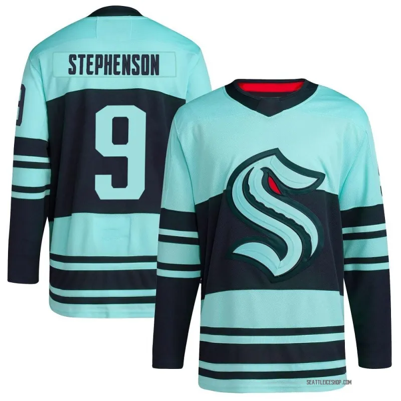 Teal Youth Chandler Stephenson Authentic Seattle Kraken Reverse Retro 2.0 Jersey