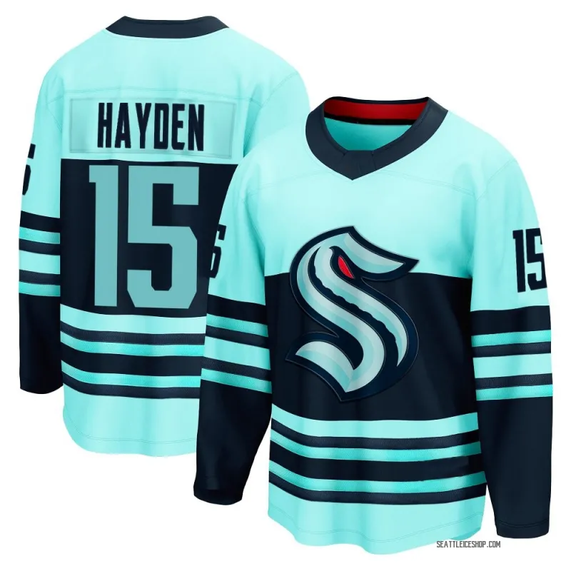 Teal Youth John Hayden Breakaway Seattle Kraken Special Edition 2.0 Jersey