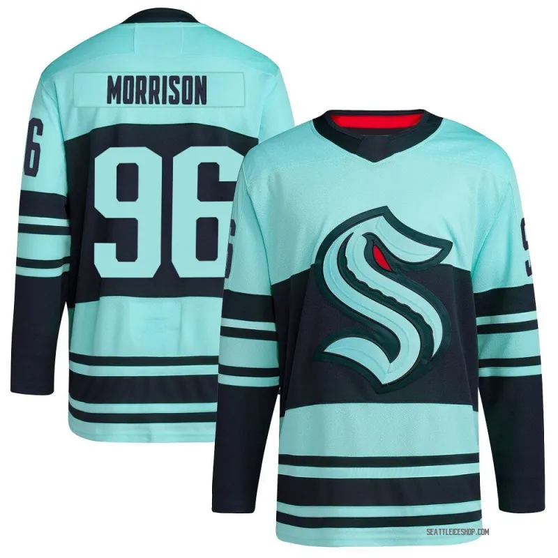 Teal Youth Logan Morrison Authentic Seattle Kraken Reverse Retro 2.0 Jersey