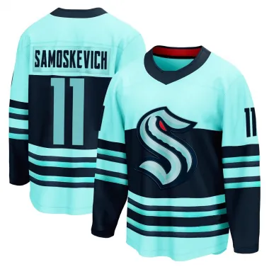 Teal Youth Mackie Samoskevich Breakaway Seattle Kraken Special Edition 2.0 Jersey