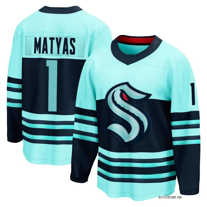 Teal Youth Michael Matyas Breakaway Seattle Kraken Special Edition 2.0 Jersey