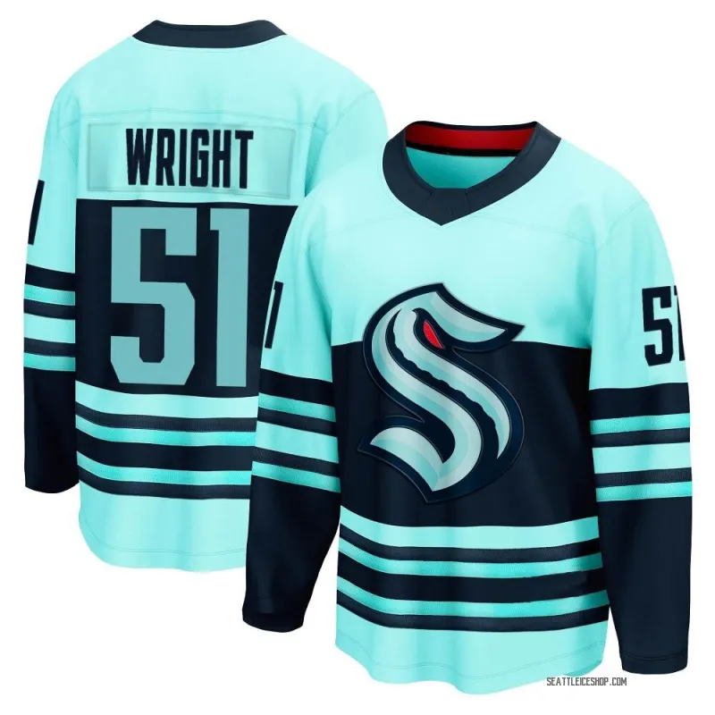 Teal Youth Shane Wright Breakaway Seattle Kraken Special Edition 2.0 Jersey