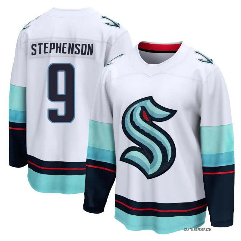 White Men's Chandler Stephenson Breakaway Seattle Kraken Away Jersey