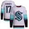 White Men's Jaden Schwartz Authentic Seattle Kraken Away Primegreen Jersey