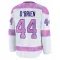 White Men's Jake O'Brien Premium Seattle Kraken 2024 Hockey Fights Cancer Practice Jersey