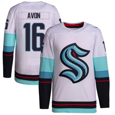 White Men's Jon-Randall Avon Authentic Seattle Kraken Away Primegreen Jersey