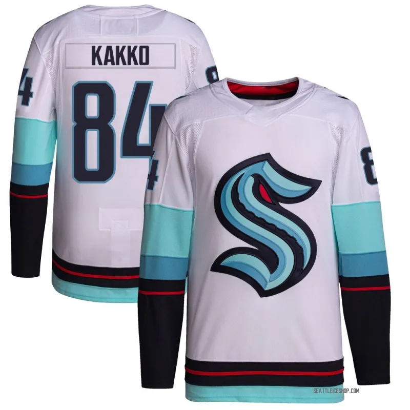 White Men's Kaapo Kakko Authentic Seattle Kraken Away Primegreen Jersey