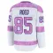 White Men's Lleyton Roed Premium Seattle Kraken 2024 Hockey Fights Cancer Practice Jersey