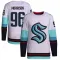 White Men's Logan Morrison Authentic Seattle Kraken Away Primegreen Jersey