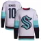 White Men's Matty Beniers Authentic Seattle Kraken Away Primegreen Jersey