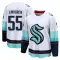 White Men's Ryan Lindgren Breakaway Seattle Kraken Away Jersey