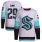 White Men's Vince Dunn Authentic Seattle Kraken Away Primegreen Jersey