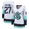 White Women's Berkly Catton Breakaway Seattle Kraken Away Jersey