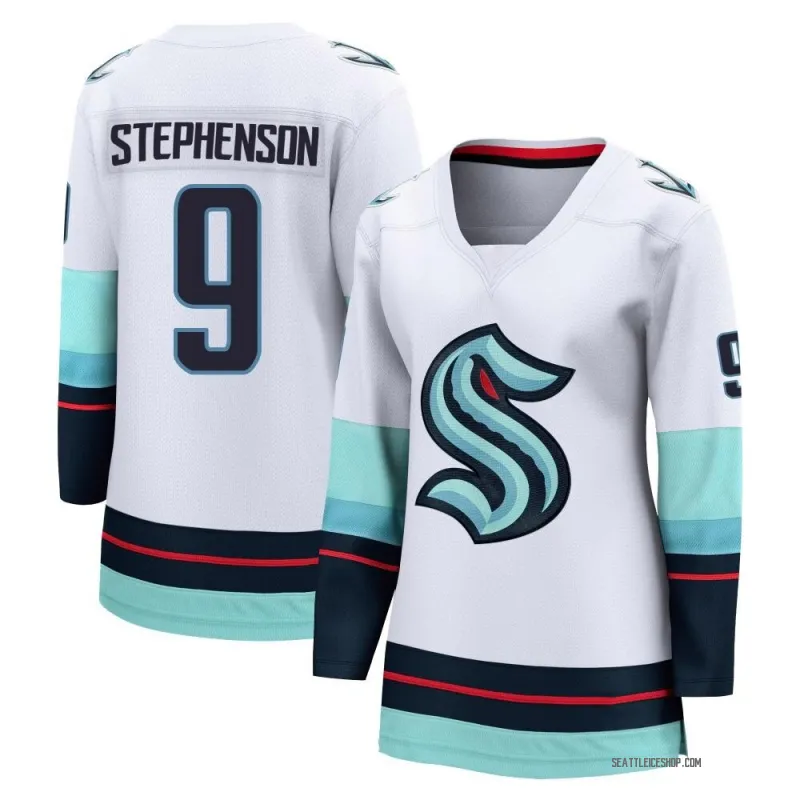 White Women's Chandler Stephenson Breakaway Seattle Kraken Away Jersey