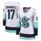 White Women's Jaden Schwartz Breakaway Seattle Kraken Away Jersey