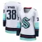 White Women's Jani Nyman Breakaway Seattle Kraken Away Jersey