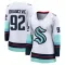 White Women's Lukas Dragicevic Breakaway Seattle Kraken Away Jersey