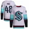 White Youth Caden Price Authentic Seattle Kraken Away Primegreen Jersey