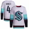 White Youth Justin Schultz Authentic Seattle Kraken Away Primegreen Jersey