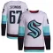 White Youth Mitchell Stephens Authentic Seattle Kraken Away Primegreen Jersey