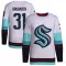 White Youth Philipp Grubauer Authentic Seattle Kraken Away Primegreen Jersey