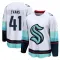 White Youth Ryker Evans Breakaway Seattle Kraken Away Jersey