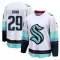 White Youth Vince Dunn Breakaway Seattle Kraken Away Jersey