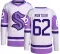 Men's Brandon Montour Authentic Seattle Kraken Hockey Fights Cancer Jersey