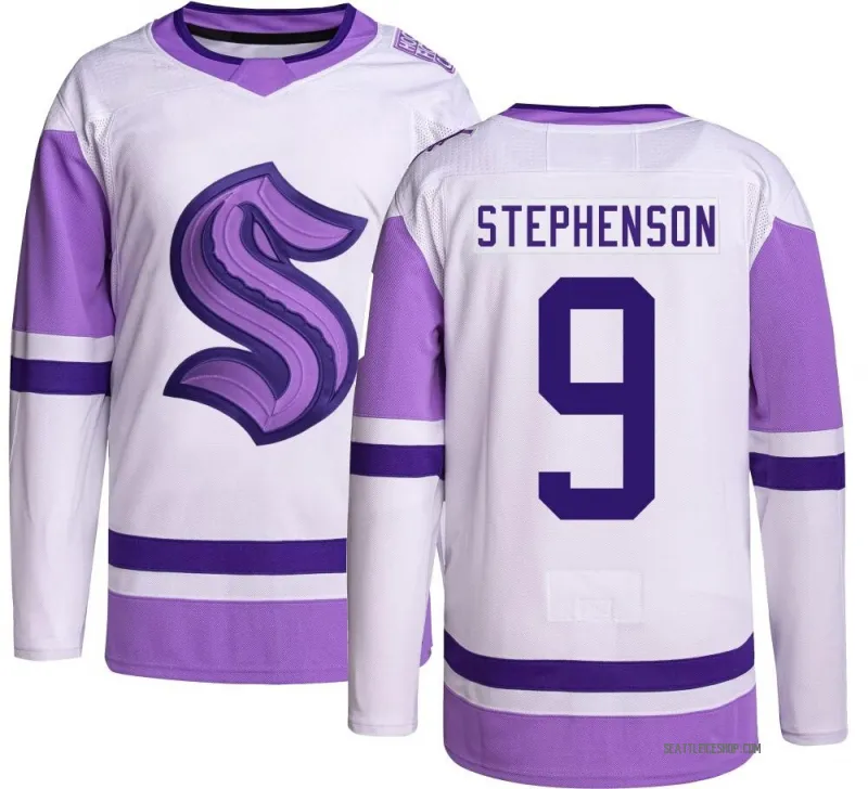 Men's Chandler Stephenson Authentic Seattle Kraken Hockey Fights Cancer Jersey