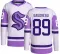 Men's Frederick Gaudreau Authentic Seattle Kraken Hockey Fights Cancer Jersey