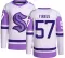 Men's Jagger Firkus Authentic Seattle Kraken Hockey Fights Cancer Jersey
