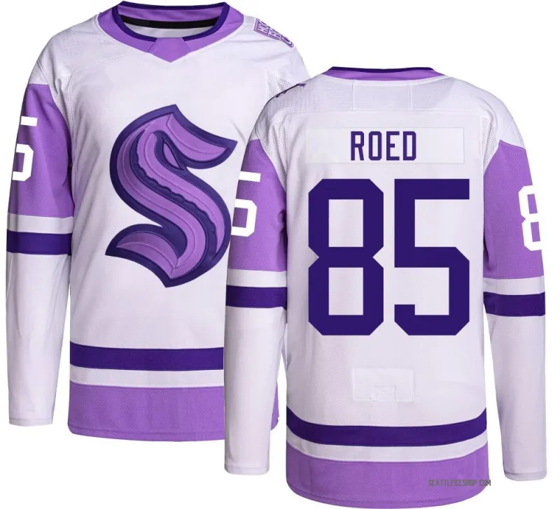 Men's Lleyton Roed Authentic Seattle Kraken Hockey Fights Cancer Jersey