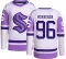 Men's Logan Morrison Authentic Seattle Kraken Hockey Fights Cancer Jersey